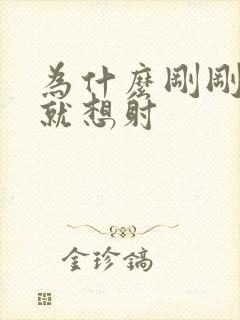 为什么刚刚进去就想射
