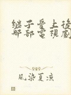 继子爱上后妈是哪部电视剧