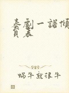泰剧一诺倾情演员表