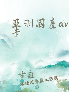亚洲国产av不卡