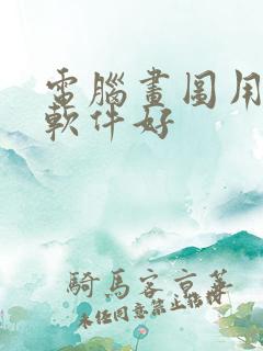 电脑画图用什么软件好