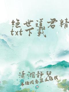 绝世道君精校版txt下载