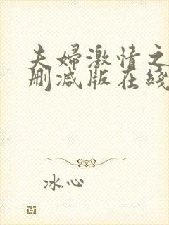 夫妇激情之旅无删减版在线播放