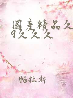 国产精品久久99久久久