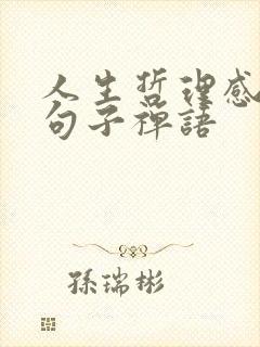 人生哲理感悟的句子禅语