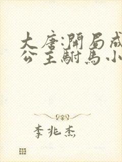 大唐:开局成了公主驸马小说版