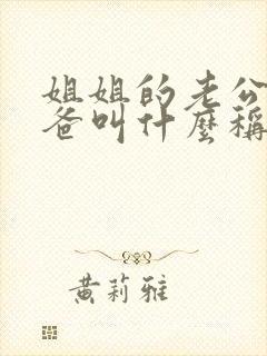 姐姐的老公的爸爸叫什么称呼
