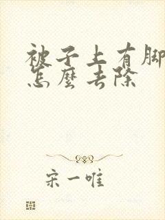 被子上有脚臭味怎么去除