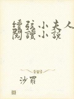 续弦小夫人在线阅读小说