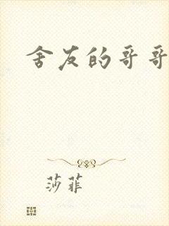 舍友的哥哥