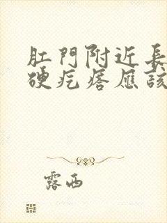 肛门附近长了个硬疙瘩应该挂什么科