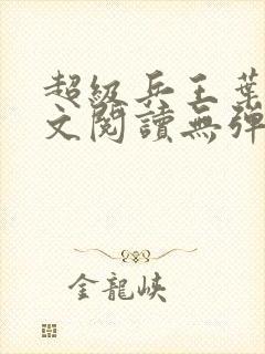 超级兵王叶谦全文阅读无弹窗