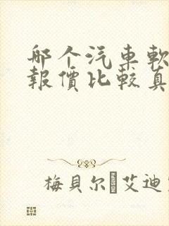 哪个汽车软件的报价比较真实