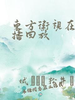 东方卫视在线直播回放