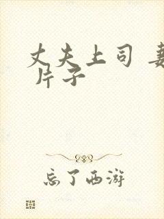 丈夫上司 妻子 片子