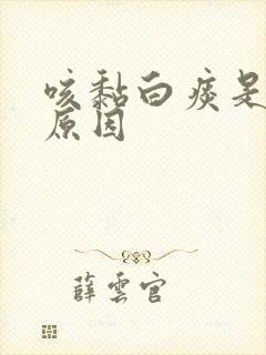 咳黏白痰是什么原因