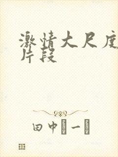 激情大尺度床戏片段