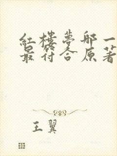 红楼梦哪一版本最符合原著