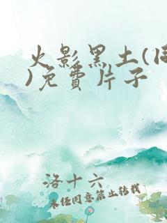 火影黑土(同人)免费片子