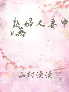 熟妇人妻中文av无