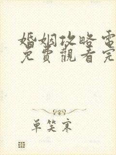 婚姻攻略电视剧免费观看完整版11集