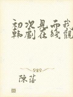 初次见面我爱你韩剧在线观看