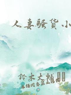 人妻骚货小说