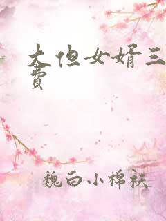 大但女婿三级免费