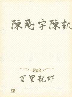 陈飞宇陈凯歌