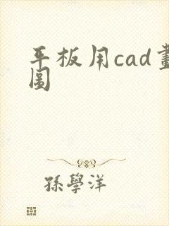 平板用cad画图