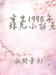 重生1998年林凡小说免费阅读