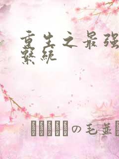 重生之最强武道系统