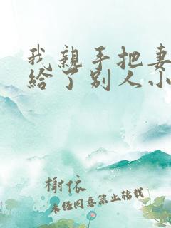 我亲手把妻子嫁给了别人小说