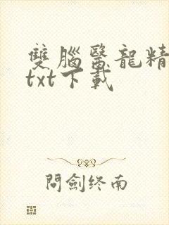 双脑医龙精校版txt下载