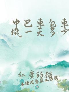 中巴车包车带司机一天多少钱