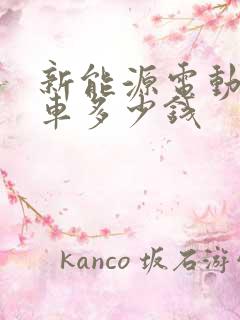 新能源电动小汽车多少钱