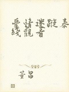 爱情迷踪泰剧在线观看