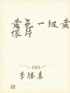 黄色一级黄色录像片