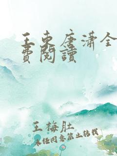 王东唐潇全本免费阅读