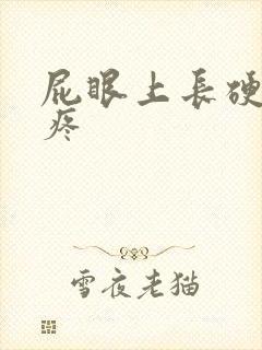 屁眼上长硬疙瘩疼