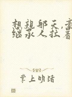 想亲那天,豪门继承人拉着我领证