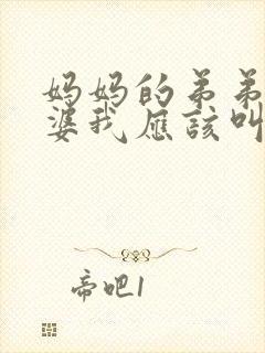 妈妈的弟弟的老婆我应该叫什么