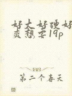 好大好硬好深好爽想要19p