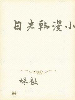 日光韩漫小说