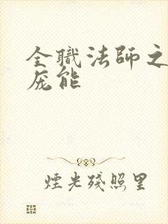 全职法师之天赋庞能