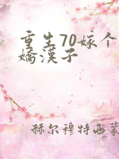 重生70嫁个傲娇汉子