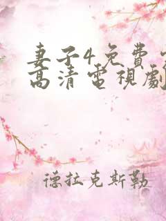 妻子4免费完整高清电视剧在线