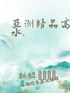 亚洲精品高潮喷水.