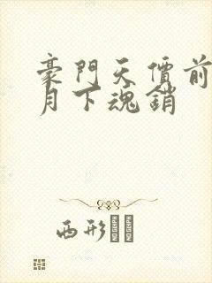 豪门天价前妻 月下魂销