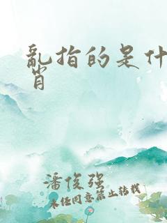 乱指的是什么生肖